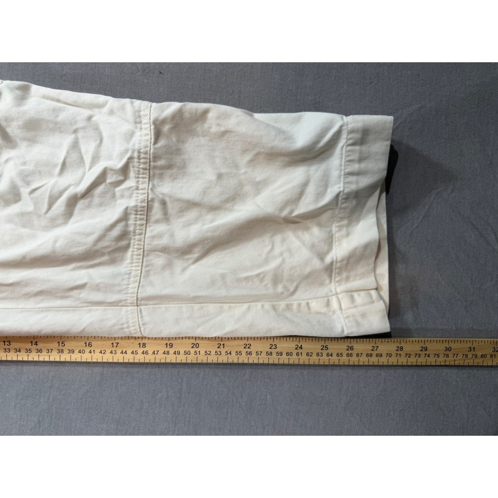 Lauren Ralph Lauren Cargo Pants Womens 14W White Excellent Wide Leg Utility - Picture 4 of 8
